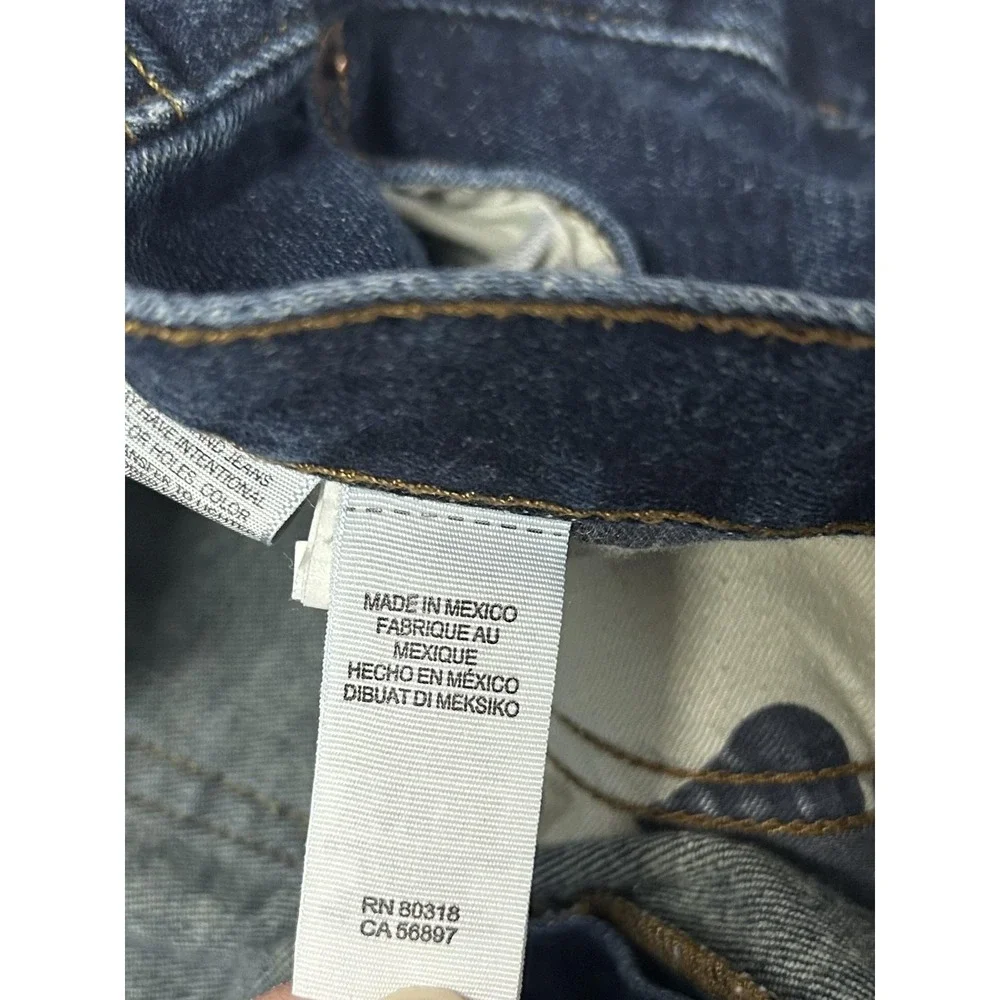 Lucky Brand 221 Original Straight Jeans Mens 38x30 (38x29) Blue Med Wash Stretch